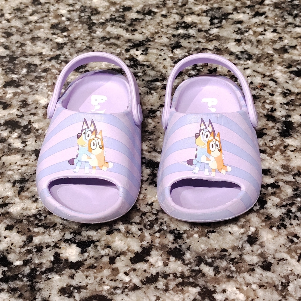 Bluey Purple Slide Sandals
